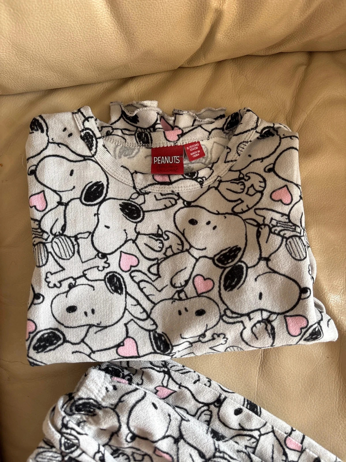 Grijze Snoopy pyjama 9 jaar – photo 2